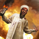 The gigantic bin Laden, seconds before pulverizing the person who took this photograph.
